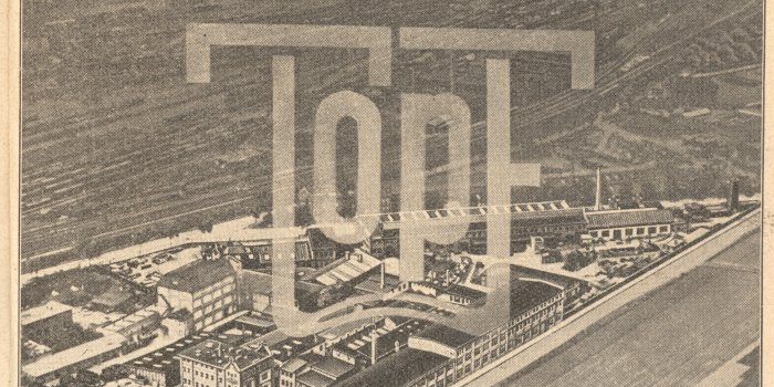 Advertisement, company area about 1935