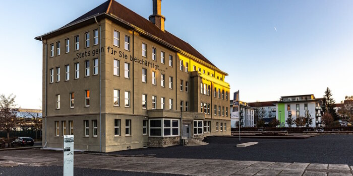 Foto: Erinnerungsort Topf & Söhne © Stadtverwaltung Erfurt Blick auf Erinnerungsort Topf & Söhne