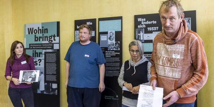 Geschichte inklusiv im Erinnerungsort Topf & Söhne