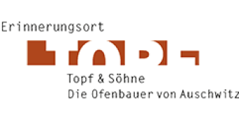 Logo Erinnungsort Topf & Söhne Schriftzug Erinnungsort Topf & Söhne