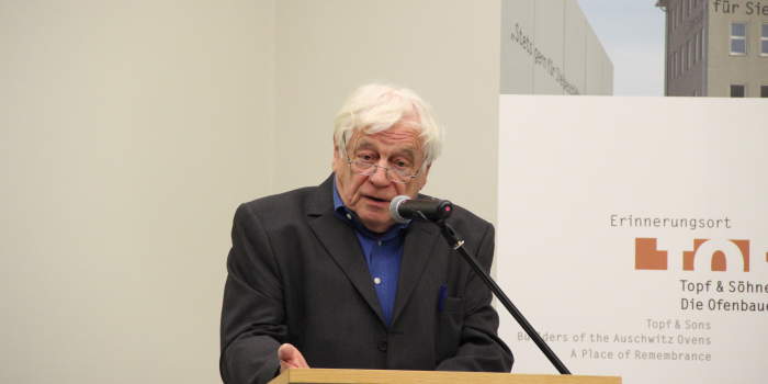 Vortrag von Prof. Dr. Wolfgang Benz zu den Novemberpogromen 1938