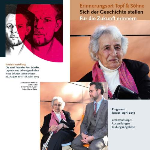 Programmheft "Sich der Geschichte stellen. Für die Zukunft erinnern"