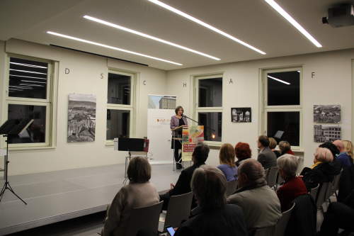 Annegret Schüle: Begrüßung zur Eröffnung der Sonderausstellung „Die Mädchen von Zimmer 28. L 410, Theresienstadt“