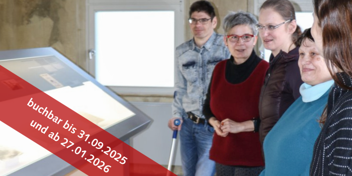 Interner Verweis: Geschichte inklusiv – Führung in Leichter Sprache - buchbar bis 31.09.2025 und wieder ab 27.01.2026