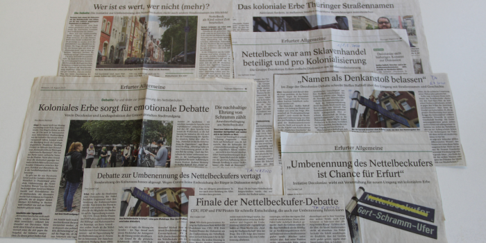 Interner Verweis: Offenes digitales Archiv zur Debatte um die Umbenennung des Nettelbeckufers 