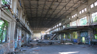 Photo of destroyed and ruinous building