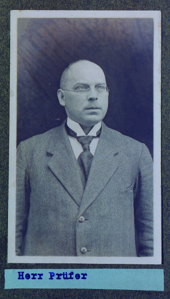 Black and white photograph of a young man