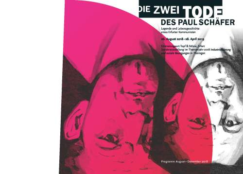 Programmheft zur Ausstellung "Die zwei Tode des Paul Schäfer"