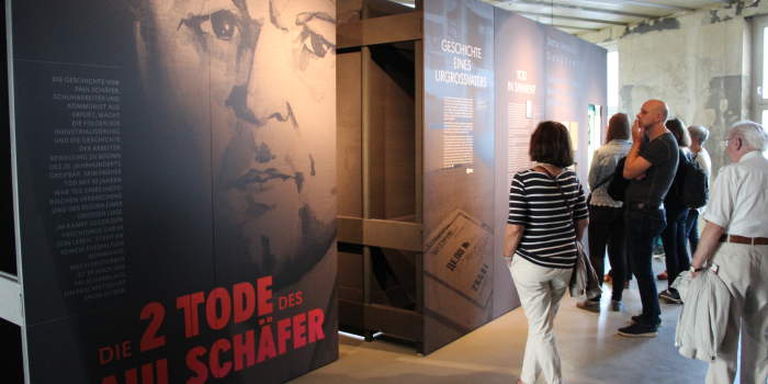 Öffentliche Führung durch die Ausstellung über Paul Schäfer im Erinnerungsort Topf & Söhne
