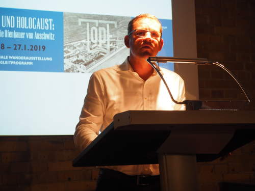 Sven Gerich: Ansprache zur Eröffnung der Ausstellung "Industrie und Holocaust" im Stadtmuseum am Markt in Wiesbaden