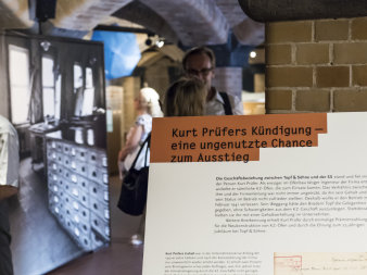 Auschnitt einer Ausstellungstafel