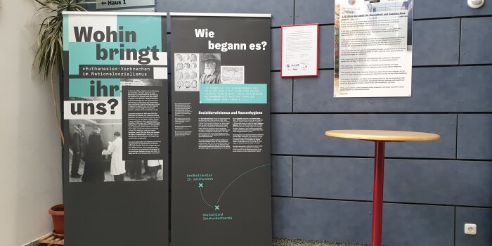 Präsentation der Ausstellung