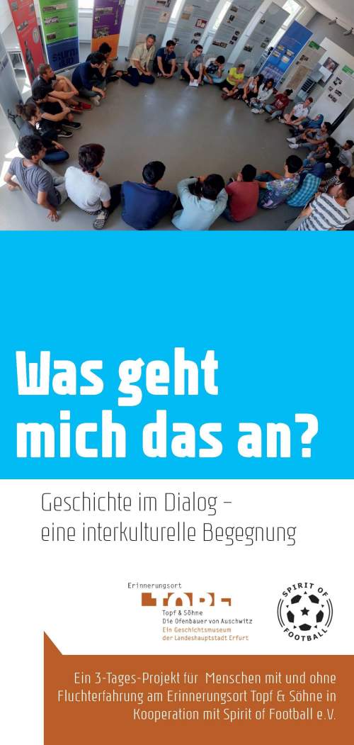 Faltblatt zum Projekt "Was geht mich das an?"