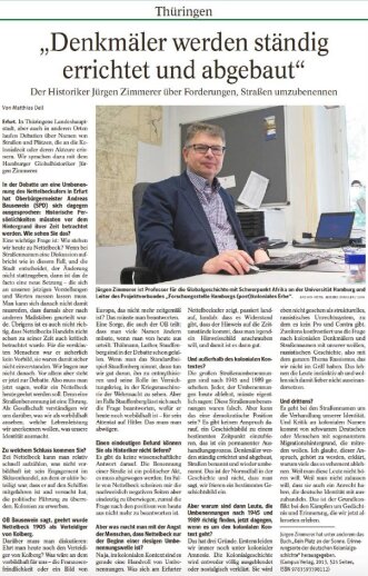 Cover TA Dell Matthias Gespräch mit Jürgen Zimmerer