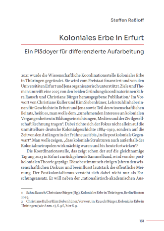 Raßloff_Koloniales Erbe in Erfurt