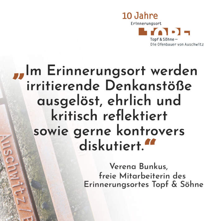 Statement in schwarzer Schrift auf weißem Hintergrund von Verena Bunkus.