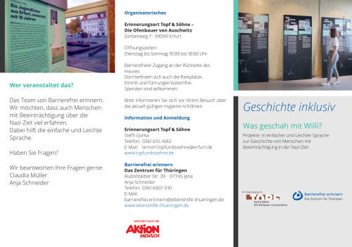 Interner Verweis: Broschüre: "Geschichte inklusiv."