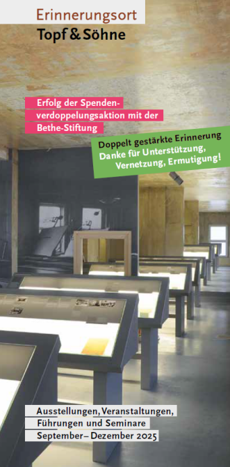 Cover Programmheft September bis Dezember 2025