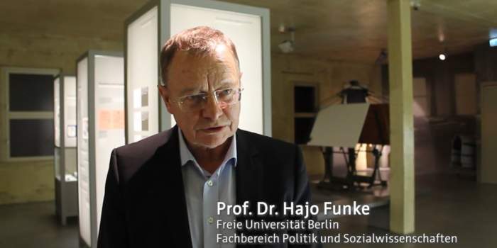 Videobotschaft von Prof. Dr. a. D. Hajo Funke, Freie Universität Berlin, Fachbereich Politik und Sozialwissenschaften